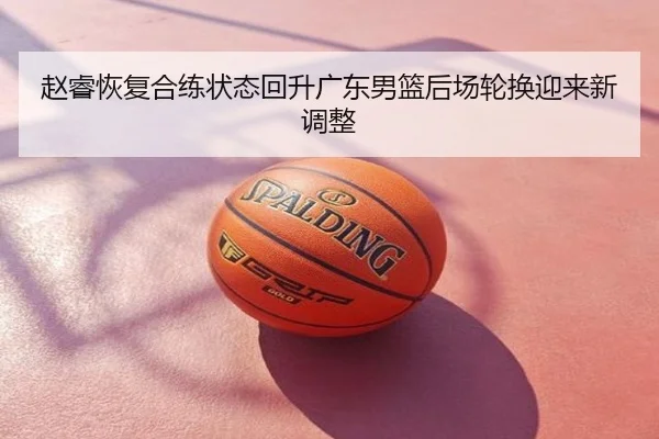 赵睿恢复合练状态回升广东男篮后场轮换迎来新调整
